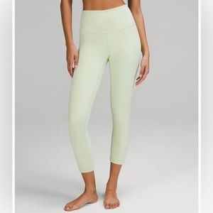 lululemon creamy mint leggings size 4